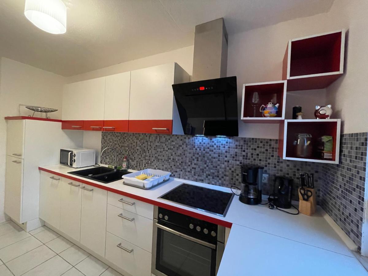 Ferienwohnung Balkonblick Am Hirschberg Sankt Wendel Bagian luar foto