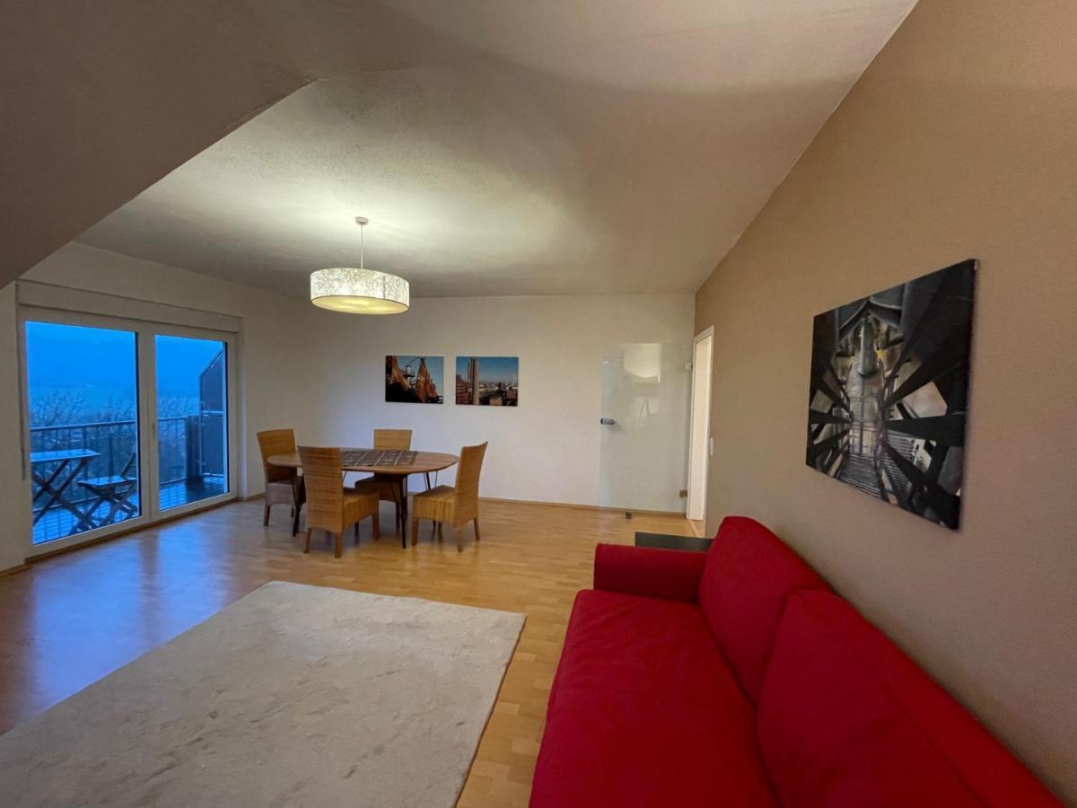Ferienwohnung Balkonblick Am Hirschberg Sankt Wendel Bagian luar foto