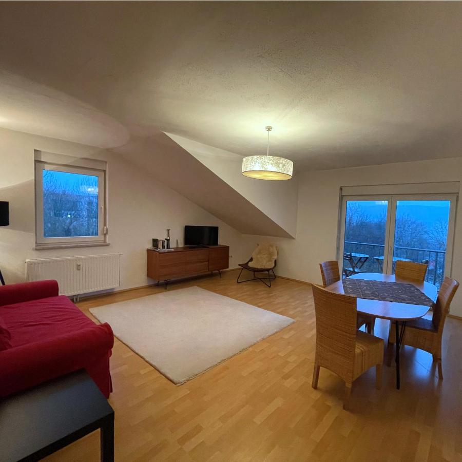 Ferienwohnung Balkonblick Am Hirschberg Sankt Wendel Bagian luar foto