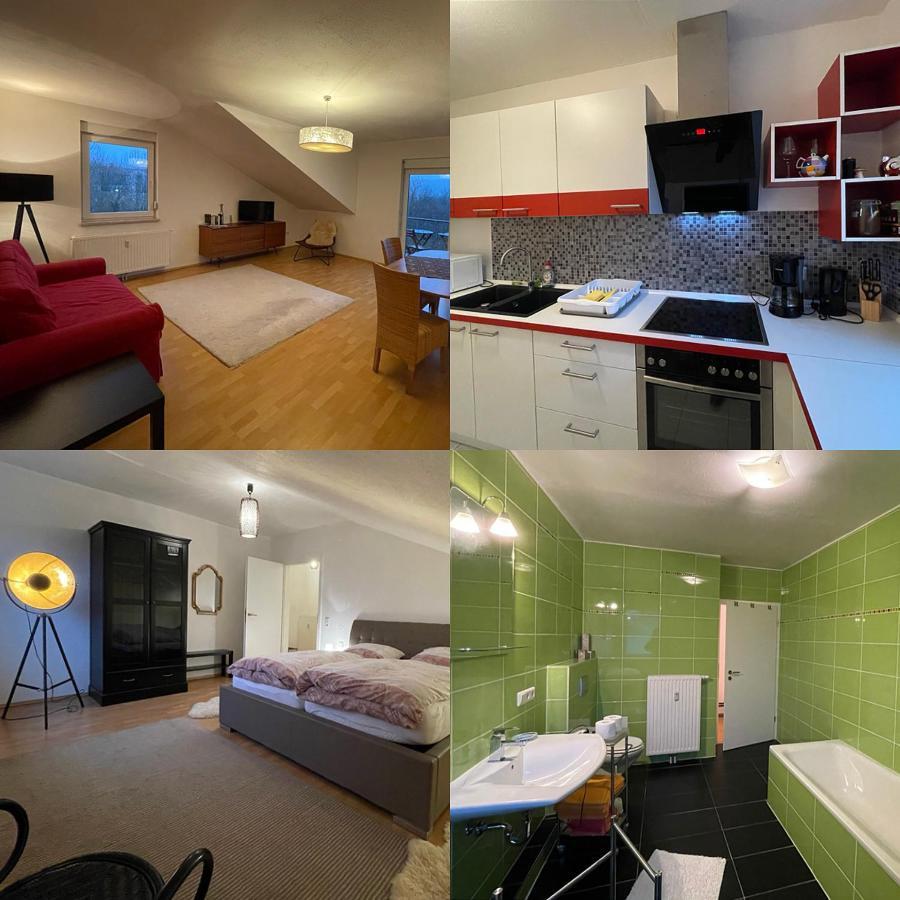 Ferienwohnung Balkonblick Am Hirschberg Sankt Wendel Bagian luar foto